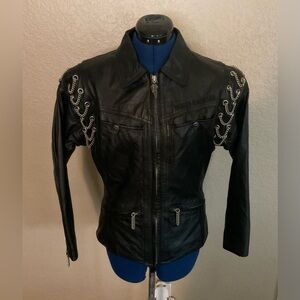 Mint Vintage Harley Davidson American Legend Leather Jacket Sz Small